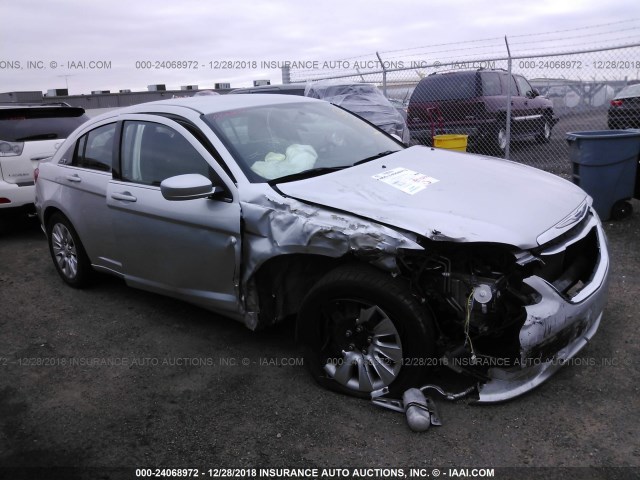 1C3CCBAB4CN296068 - 2012 CHRYSLER 200 LX SILVER photo 1