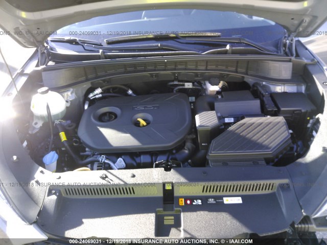 KM8J23A48KU847227 - 2019 HYUNDAI TUCSON GRAY photo 10