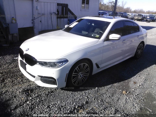 WBAJE7C30HG889225 - 2017 BMW 540 XI WHITE photo 2