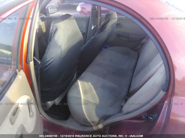 KNADC125136242432 - 2003 KIA RIO RED photo 8