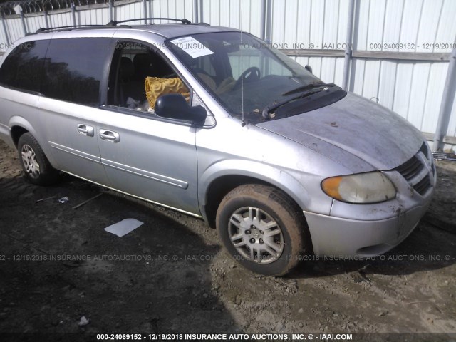 2D4GP24R35R107977 - 2005 DODGE GRAND CARAVAN SE SILVER photo 1