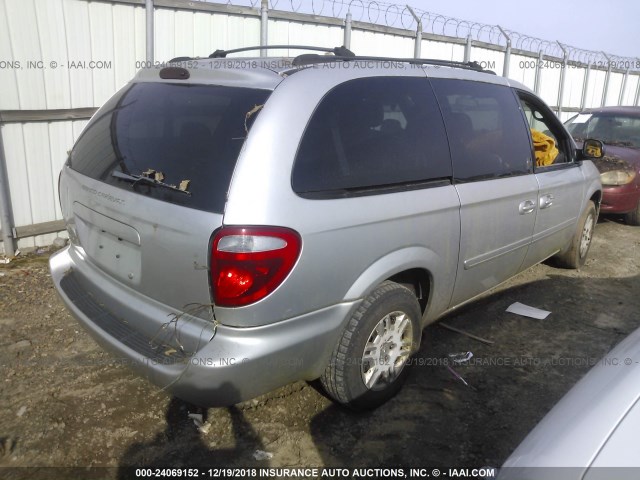 2D4GP24R35R107977 - 2005 DODGE GRAND CARAVAN SE SILVER photo 4