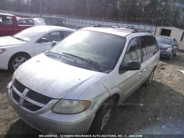 2D4GP24R35R107977 - 2005 DODGE GRAND CARAVAN SE SILVER photo 6