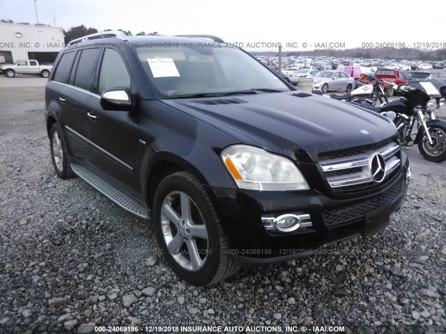 4JGBF25E19A504695 - 2009 MERCEDES-BENZ GL BLACK photo 1