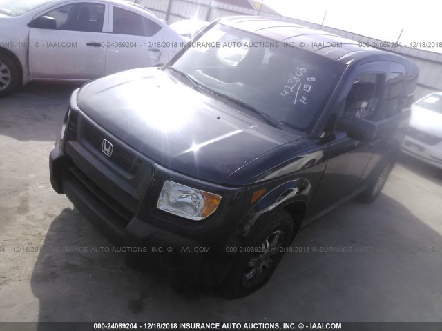 5J6YH18746L006131 - 2006 HONDA ELEMENT BLACK photo 2