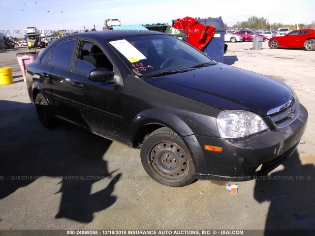 KL5JD56Z28K001295 - 2008 SUZUKI FORENZA BLACK photo 1