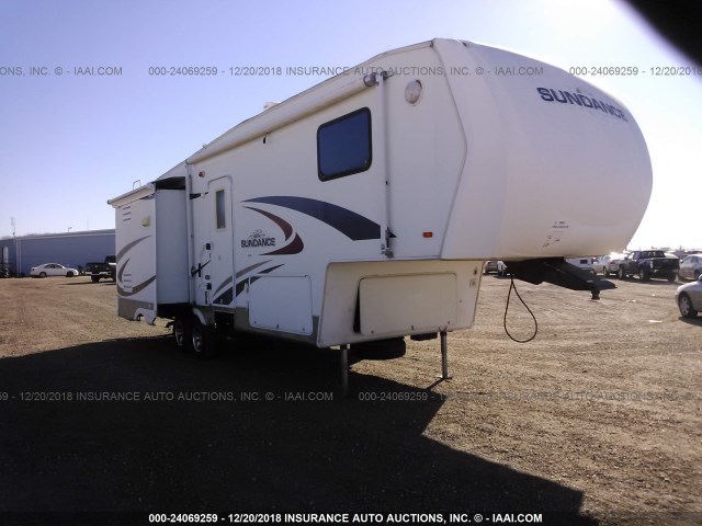 5SFGF29297E001770 - 2007 HEARTLAND SUNDANCE 5TH WHEEL  Білий фото 1