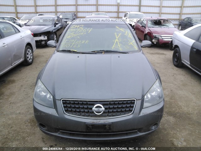 1N4AL11D16N412545 - 2006 NISSAN ALTIMA S/SL BLACK photo 6