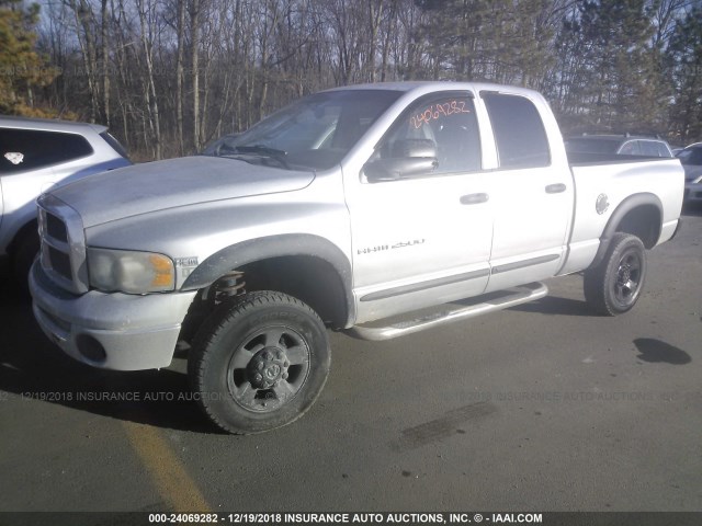 3D7KU28D83G732897 - 2003 DODGE RAM 2500 ST/SLT 银色 照片 2