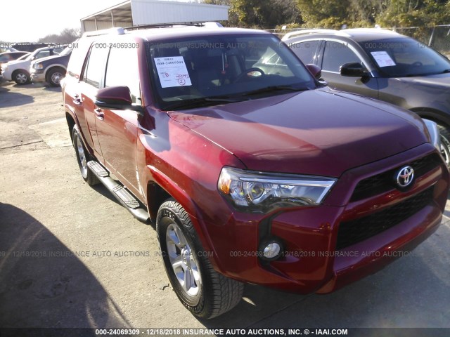 JTEZU5JR2G5134636 - 2016 TOYOTA 4RUNNER SR5/LIMITED/SR5 PREMIUM RED photo 1