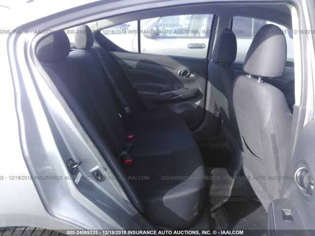 3N1CN7AP8CL940642 - 2012 NISSAN VERSA S/SV/SL GRAY photo 8