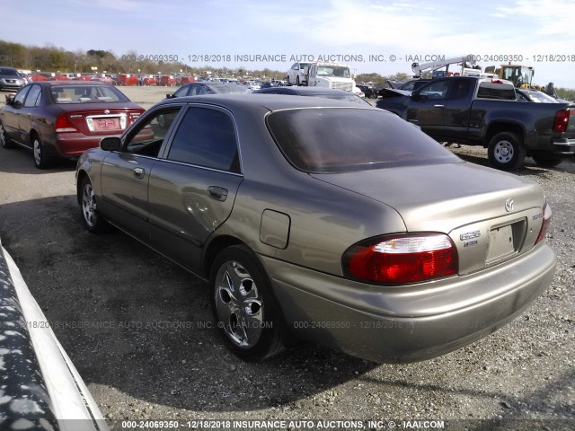 1YVGF22C315233742 - 2001 MAZDA 626 ES/LX TAN photo 3