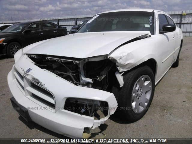 2B3KA43R36H390282 - 2006 DODGE CHARGER SE/SXT WHITE photo 6