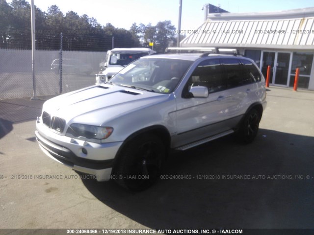 5UXFB93532LN78741 - 2002 BMW X5 4.6IS SILVER photo 2