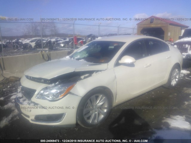 2G4GK5EX4F9183294 - 2015 BUICK REGAL 白色 照片 2