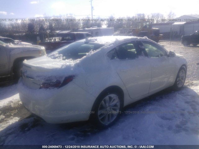 2G4GK5EX4F9183294 - 2015 BUICK REGAL 白色 照片 4