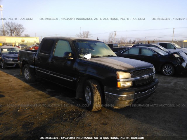 2GCEC13T551161867 - 2005 CHEVROLET SILVERADO C1500 BLACK photo 1