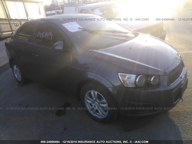 1G1JB5SHXC4184285 - 2012 CHEVROLET SONIC LS 灰色 照片 1