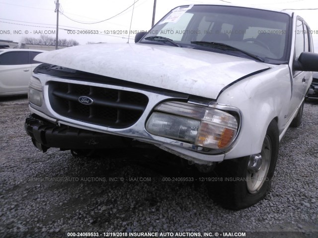 1FMZU83P4YZB68536 - 2000 FORD EXPLORER XLT WHITE photo 6