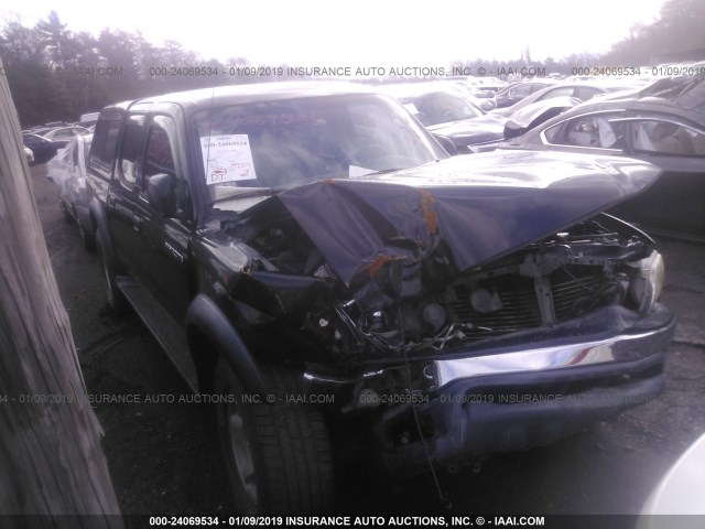 5TEGN92N93Z201333 - 2003 TOYOTA TACOMA DOUBLE CAB PRERUNNER BLACK photo 1