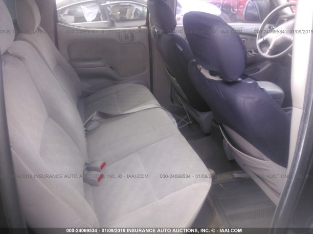 5TEGN92N93Z201333 - 2003 TOYOTA TACOMA DOUBLE CAB PRERUNNER BLACK photo 8