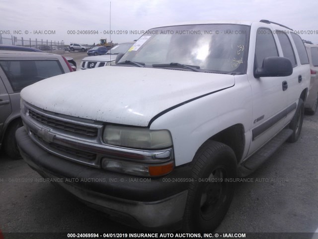 1GNEC13Z03J156185 - 2003 CHEVROLET TAHOE C1500 WHITE photo 2