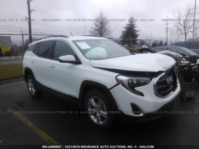 3GKALMEV3JL260165 - 2018 GMC TERRAIN SLE WHITE photo 1