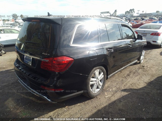 4JGDF7CE7DA111172 - 2013 MERCEDES-BENZ GL 450 4MATIC BLACK photo 4