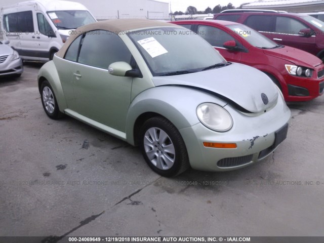 3VWRF31YX9M403146 - 2009 VOLKSWAGEN NEW BEETLE S GREEN photo 1