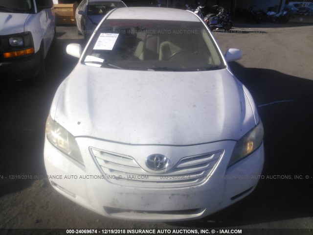 4T1BE46K37U714388 - 2007 TOYOTA CAMRY NEW GENERAT CE/LE/XLE/SE WHITE photo 6