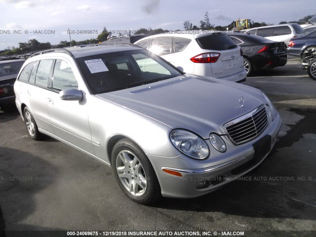 WDBUH87J66X181790 - 2006 MERCEDES-BENZ E 350 4MATIC WAGON SILVER photo 1