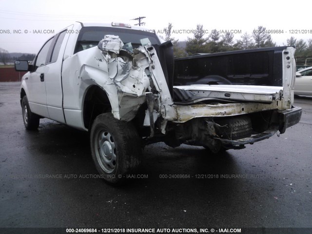 1FTEX1EM0EKD92766 - 2014 FORD F150 SUPER CAB WHITE photo 6