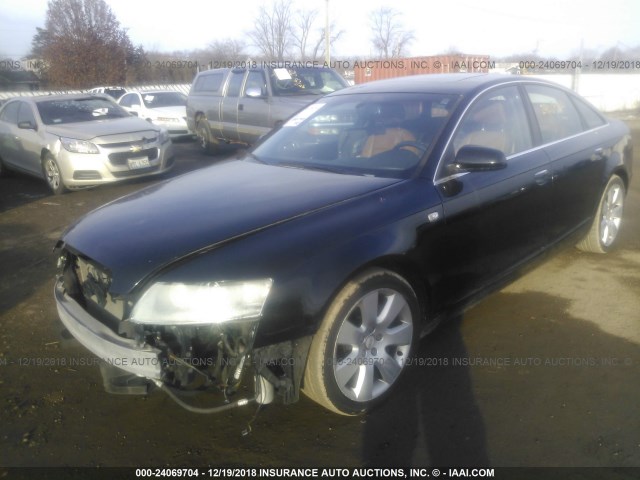 WAUDG74F95N112761 - 2005 AUDI A6 3.2 QUATTRO BLACK photo 2