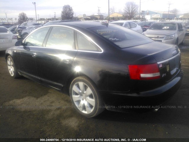 WAUDG74F95N112761 - 2005 AUDI A6 3.2 QUATTRO BLACK photo 3