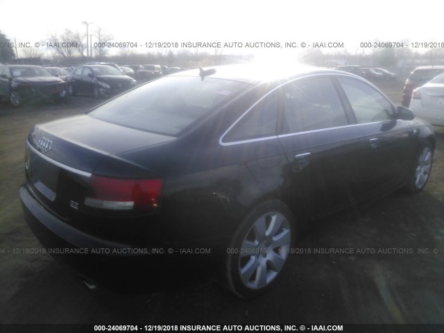 WAUDG74F95N112761 - 2005 AUDI A6 3.2 QUATTRO BLACK photo 4