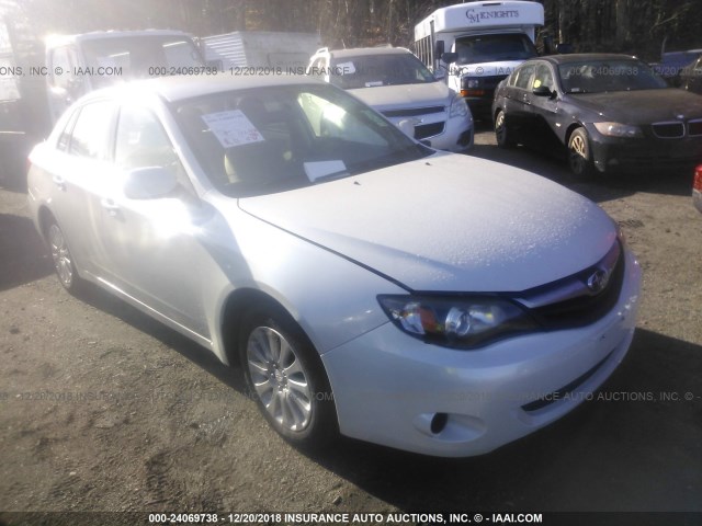 JF1GE6A68BH516980 - 2011 SUBARU IMPREZA 2.5I WHITE photo 1