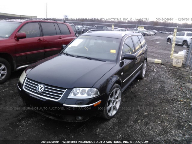 WVWZK63B53E151554 - 2003 VOLKSWAGEN PASSAT W8 4MOTION BLACK photo 2