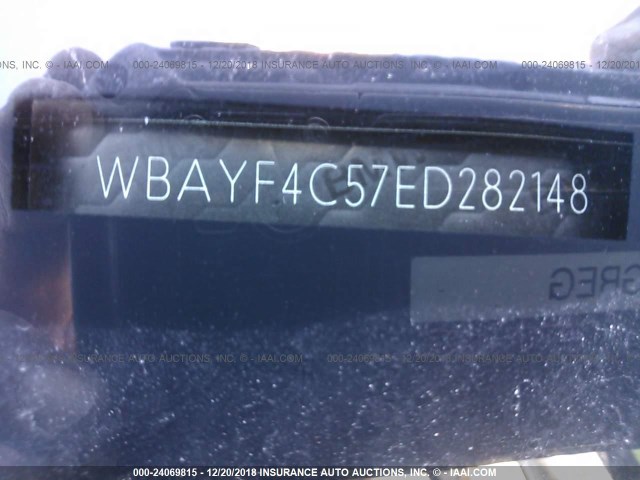 WBAYF4C57ED282148 - 2014 BMW 740 LXI BLACK photo 9