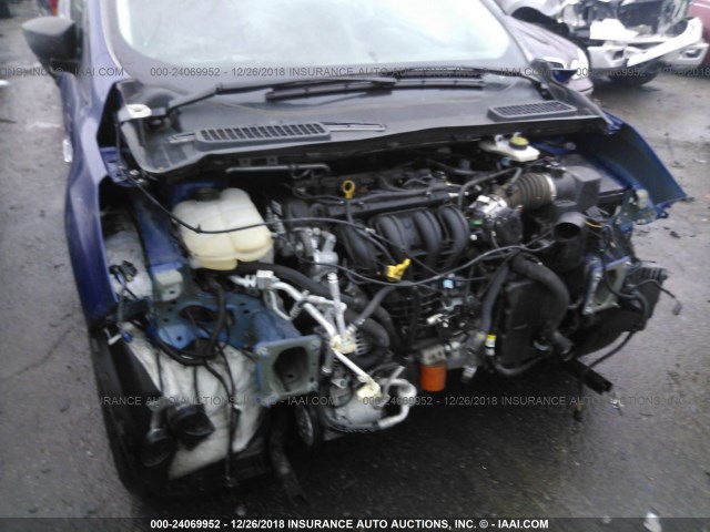 1FMCU0F76FUA31319 - 2015 FORD ESCAPE S BLUE photo 6