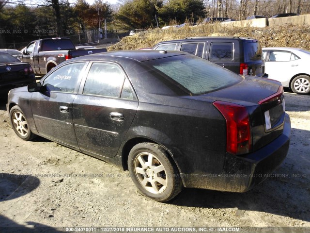 1G6DP577960173587 - 2006 CADILLAC CTS HI FEATURE V6 BLACK photo 3