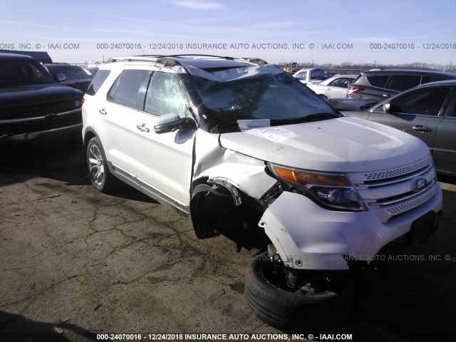 1FMHK8F87BGA25007 - 2011 FORD EXPLORER LIMITED WHITE photo 6