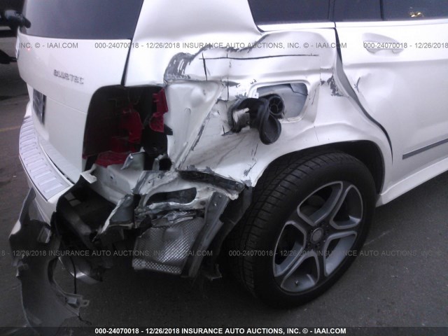 WDCGG0EB9EG256795 - 2014 MERCEDES-BENZ GLK 250 BLUETEC WHITE photo 6