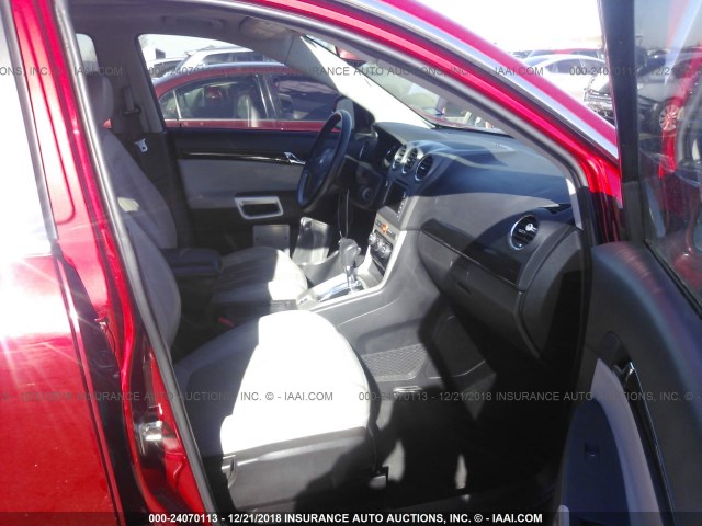 3GNAL4EK6ES580441 - 2014 CHEVROLET CAPTIVA LTZ RED photo 5