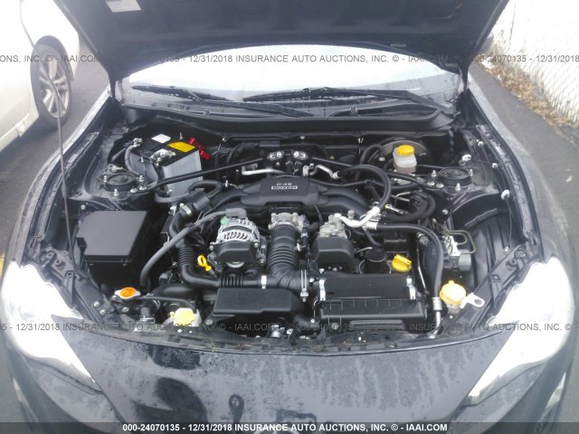 JF1ZNAA15F8708623 - 2015 TOYOTA SCION FR-S BLACK photo 10