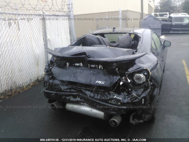 JF1ZNAA15F8708623 - 2015 TOYOTA SCION FR-S BLACK photo 6