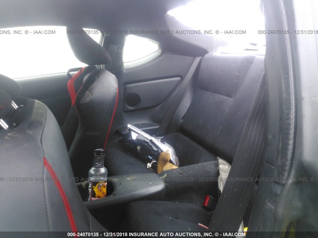 JF1ZNAA15F8708623 - 2015 TOYOTA SCION FR-S BLACK photo 8