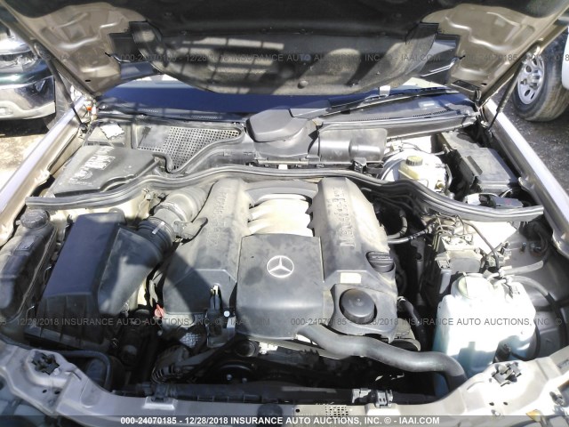 WDBJF65J41B235982 - 2001 MERCEDES-BENZ E 320 GOLD photo 10