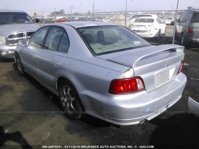 4A3AA46H53E123562 - 2003 MITSUBISHI GALANT ES/LS/GTZ SILVER photo 3