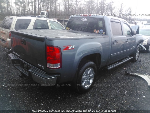 3GTP1VE0XDG284336 - 2013 GMC SIERRA C1500 SLE Light Blue photo 4