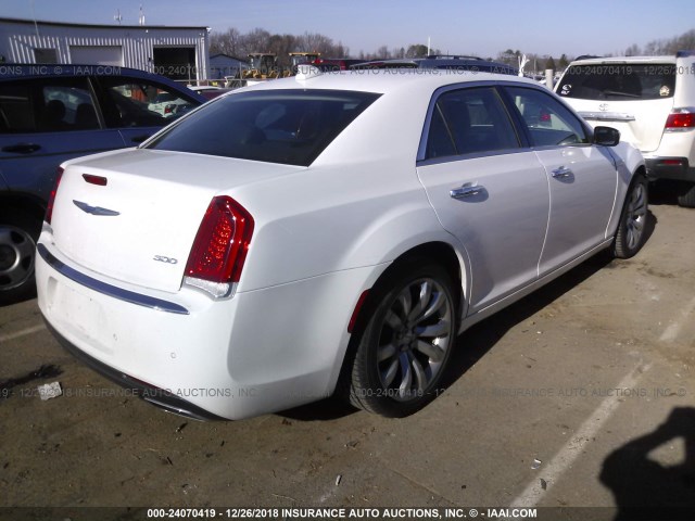 2C3CCAEG5JH249671 - 2018 CHRYSLER 300 LIMITED WHITE photo 4